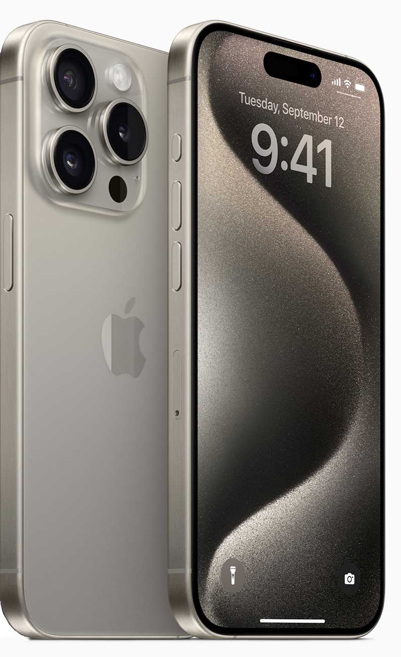 iPhone 15 Pro 128GB Schwarz Titan